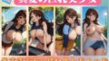 真夏の巨乳美少女〜暑すぎておっぱい出しちゃった