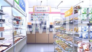 【背景素材】お店(コンビニ、ファーストフード、ゲームセンター)(1385_bg23_24_25)